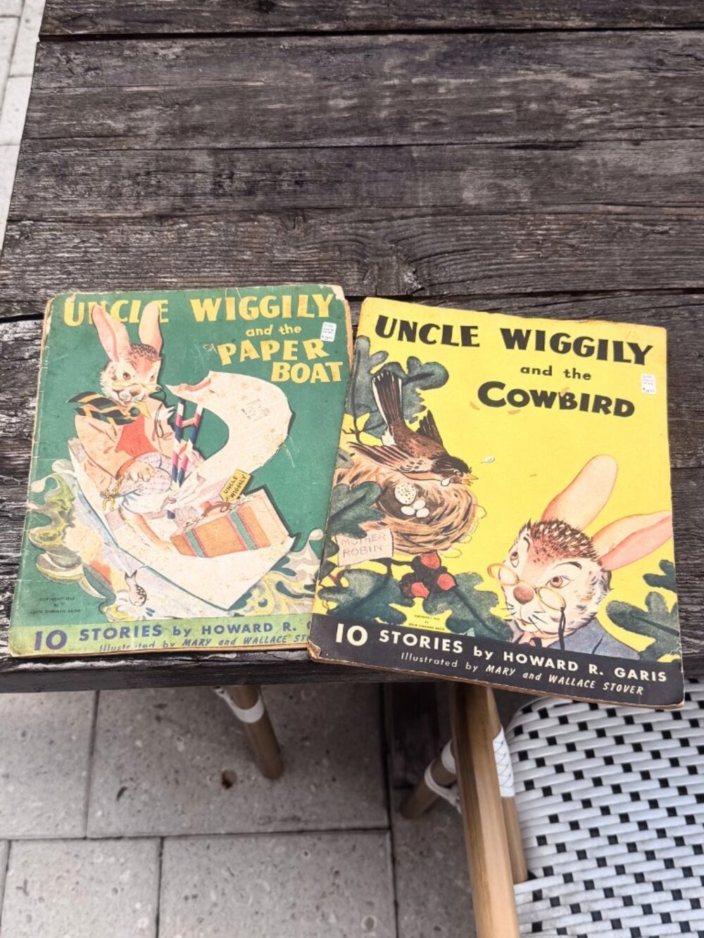 Vintage Lot 1943 Uncle Wiggily Soft Cover Classic Tales Stories Books 1021 1026
